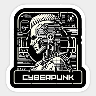 Cyberpunk Logo Sticker